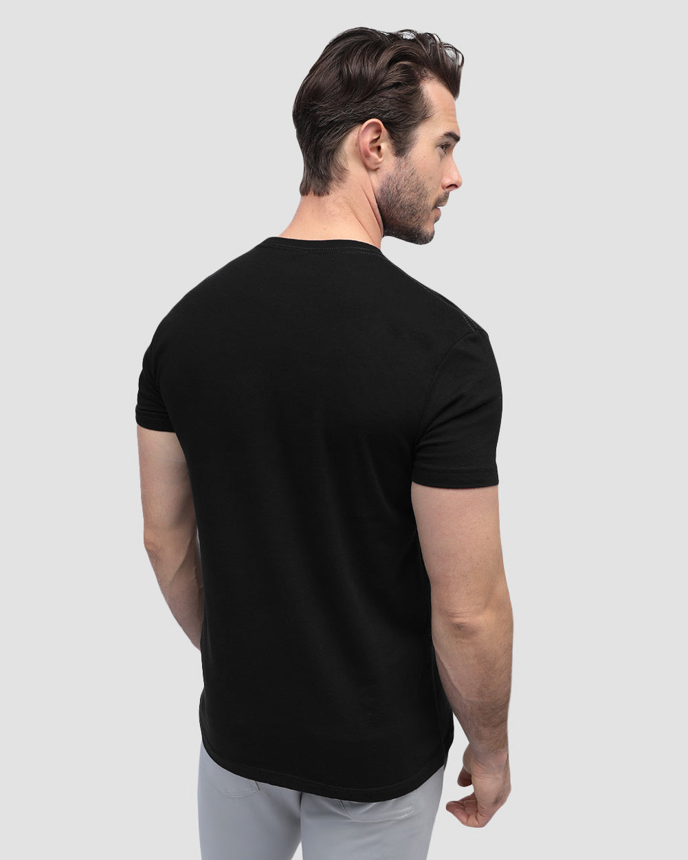 Infinity Explorer Tee-Black-Regular-Back--Model---L