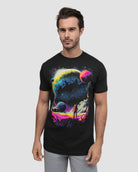 Infinity Explorer Tee-Black-Regular-Front--Model---L