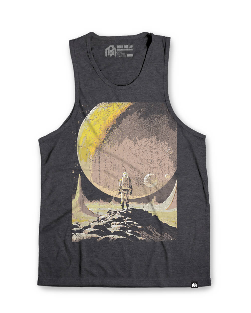 Intergalactic Tank-Charcoal-Regular-Mock--Model---L