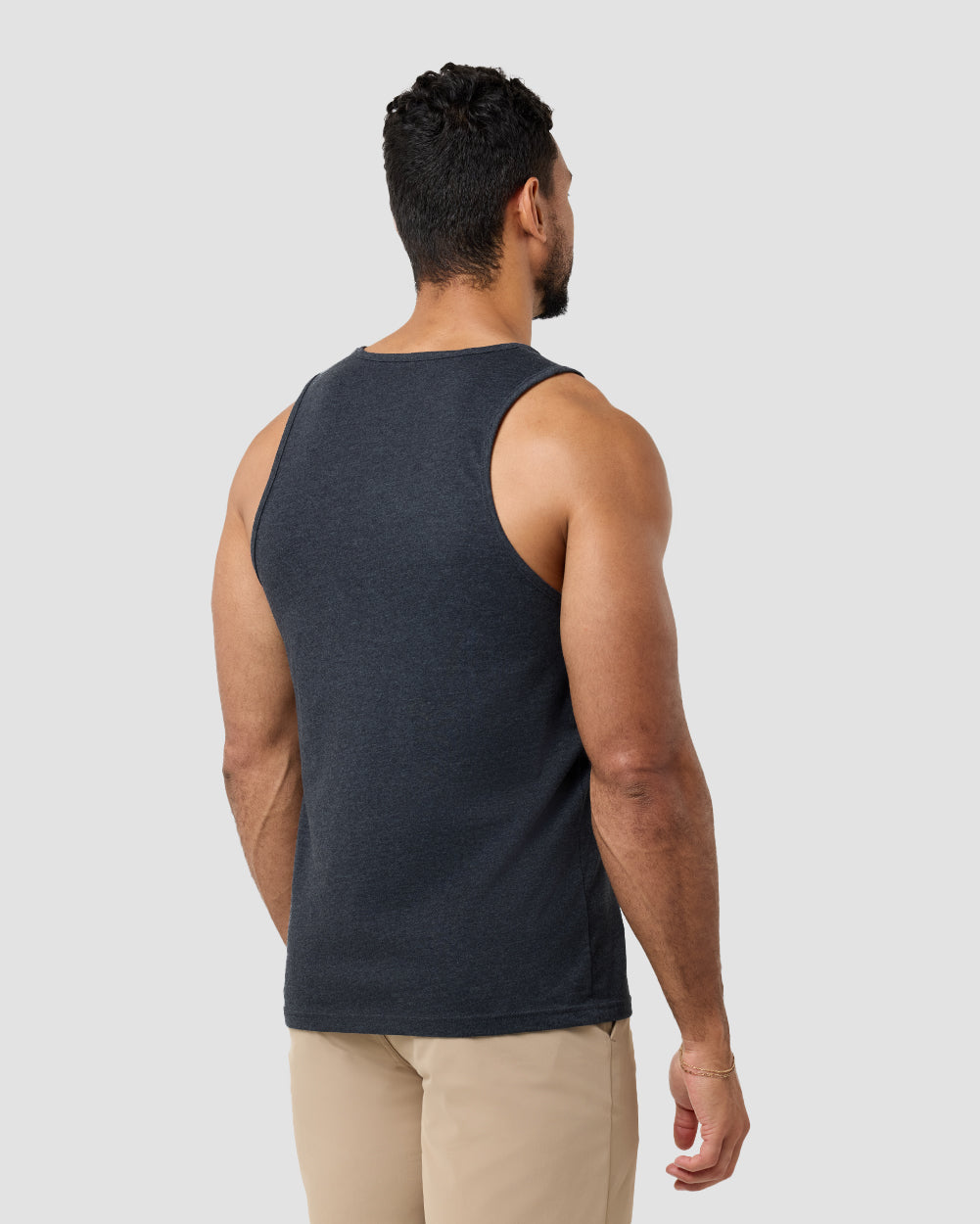 Intergalactic Tank-Charcoal-Regular-Back--Model---L