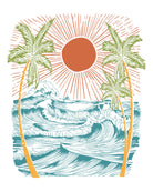 Island Breeze Tee-White-Regular-Swatch--Model---L