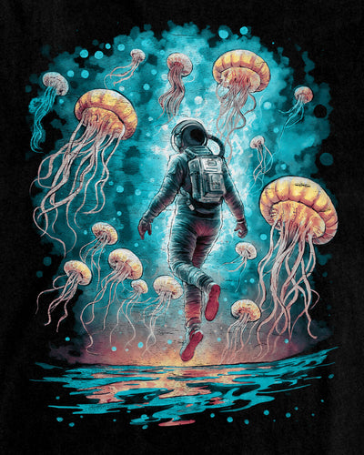 Jelly Cosmos Vintage Tee-Vintage Black-Regular-Swatch--Model---L