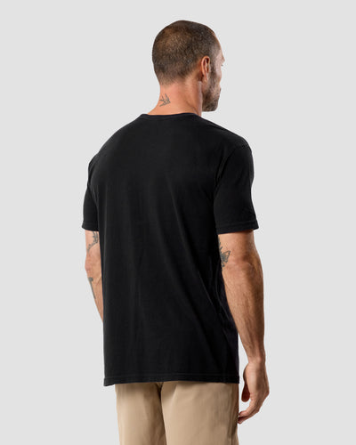 Jelly Cosmos Vintage Tee-Vintage Black-Regular-Back--Model---L