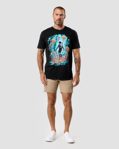 Jelly Cosmos Vintage Tee-Vintage Black-Regular-Full--Model---L