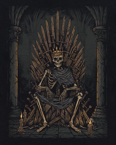 King Eternal Tee-Black-Regular-Swatch--Model---L