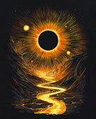 Lava Canyon Tee-Black-Regular-Swatch--Model---L