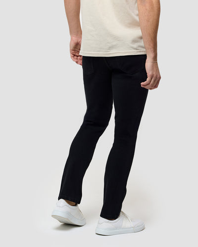 Legacy Stretch Denim Jeans-Black-32"-Regular-Back--Erich---32