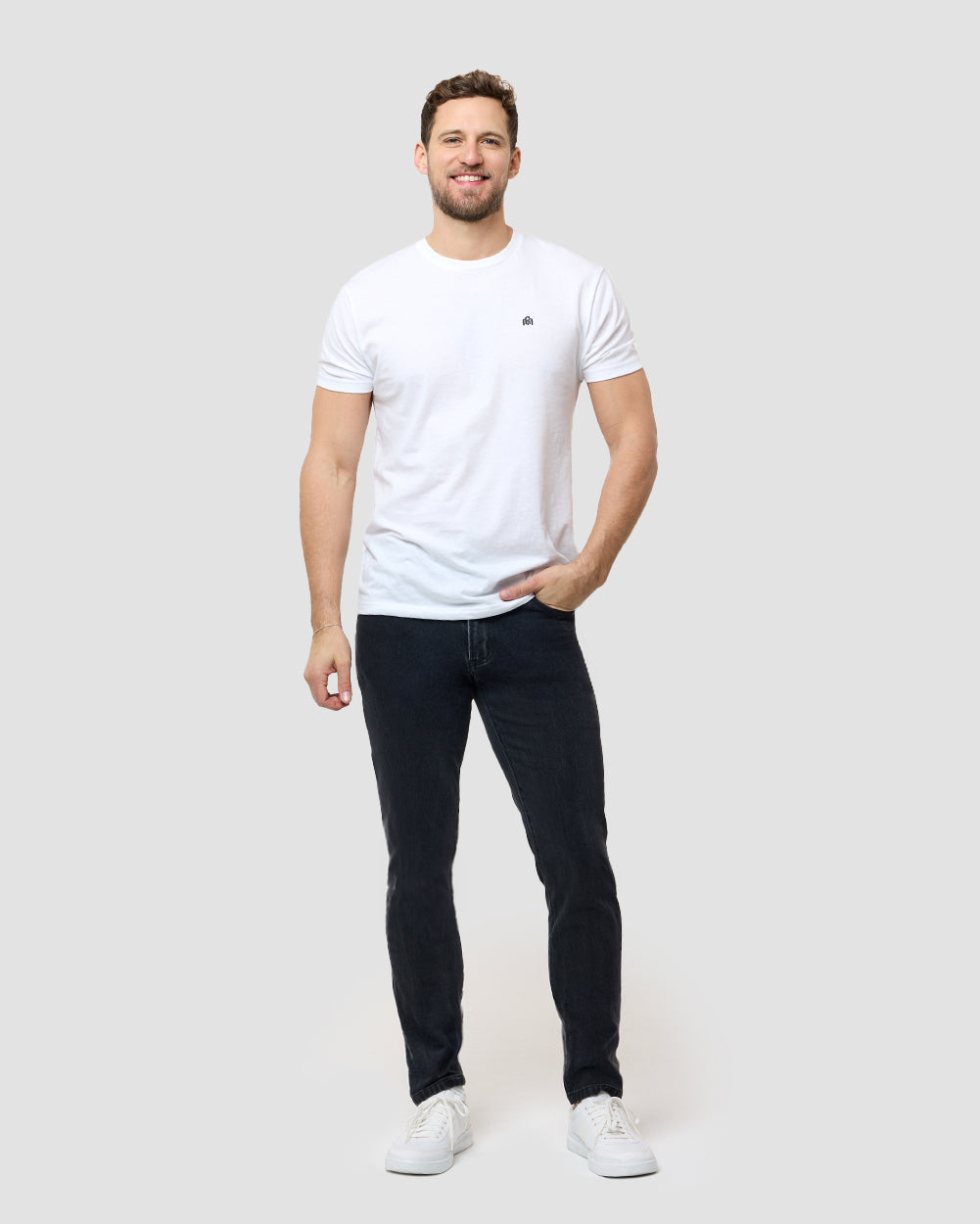 Legacy Stretch Denim Jeans-Dark Grey-30"-Regular-Full--Erich---32