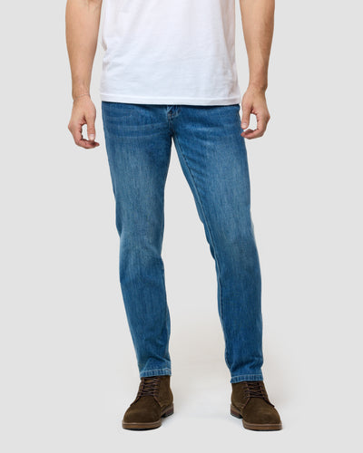 Legacy Stretch Denim Jeans-Medium Indigo-30"-Regular-Front--Erich---30