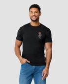 Life After Tee-Black-Regular-Front--Model---L