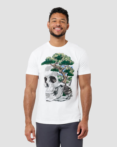 Life Path Tee-White-Regular-Front--Model---L