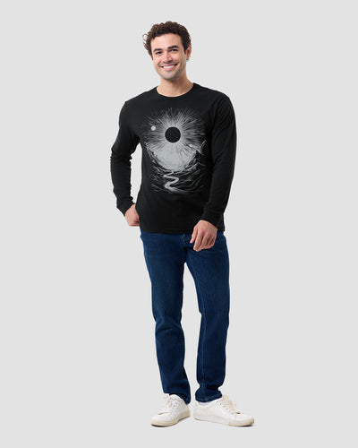 Lunar Canyon Long Sleeve Tee-Black-Regular-Full--Model---L