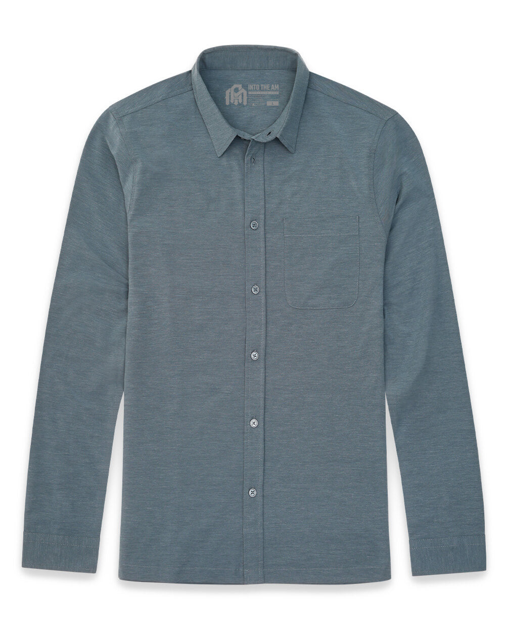 Long Sleeve Button Up-Indigo-Mock--Zach---L