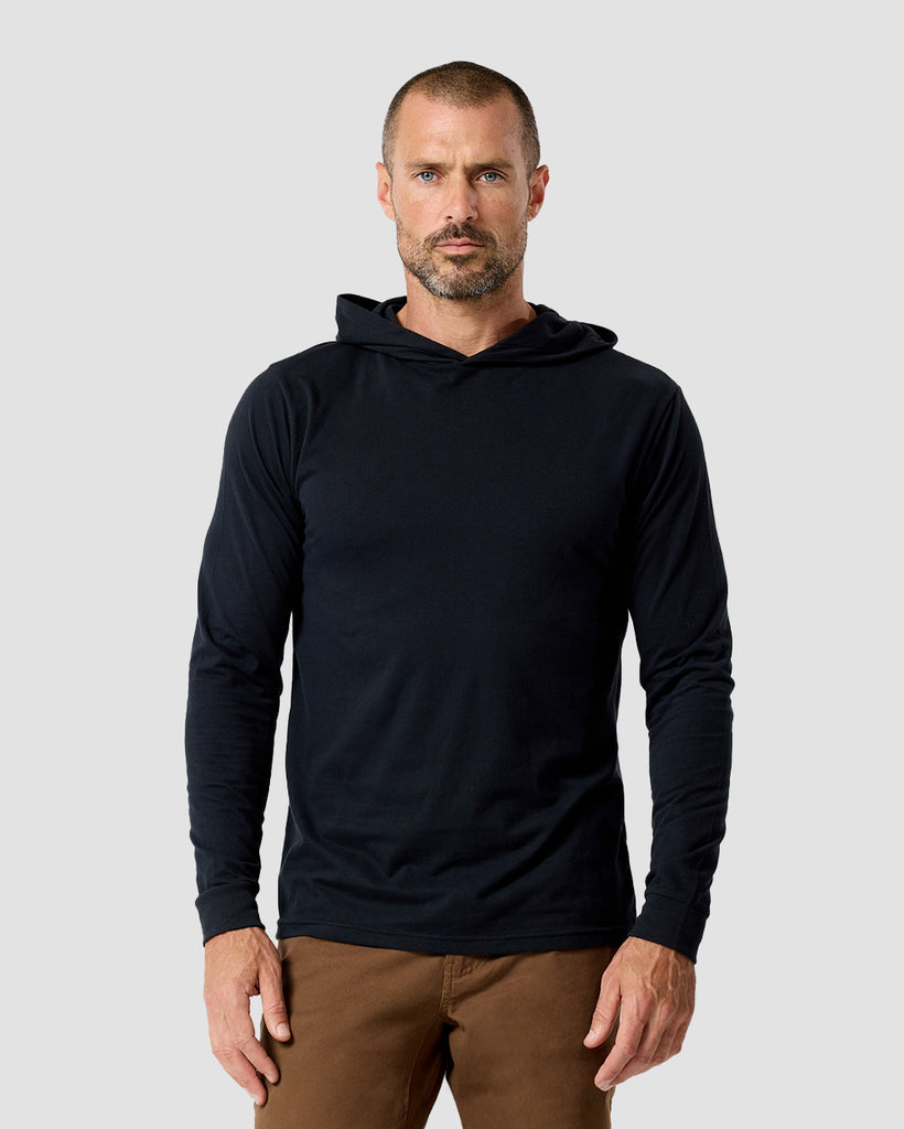 Long Sleeve Hooded Tee-Black-Regular-Front--Zac---L