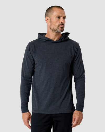 Long Sleeve Hooded Tee-Charcoal-Regular-Front--Zac---L