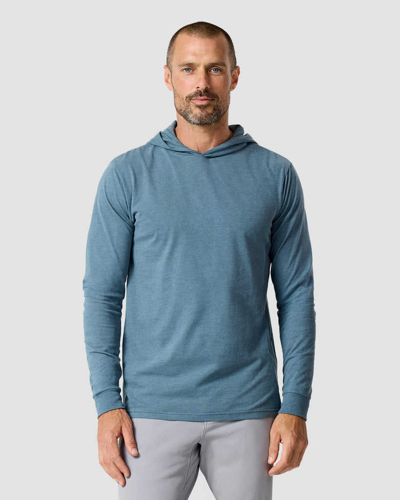 Long Sleeve Hooded Tee-Indigo-Regular-Front--Zac---L