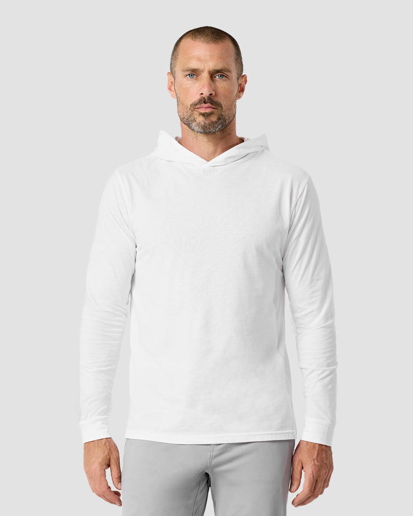 Long Sleeve Hooded Tee-White-Regular-Front--Zac---L