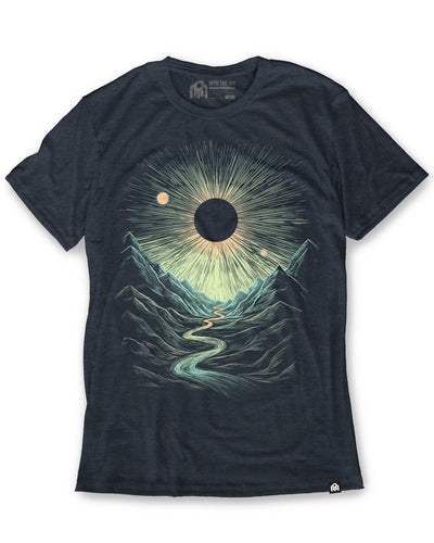 Lunar Canyon Tee-Navy-Regular-Mock--Model---L