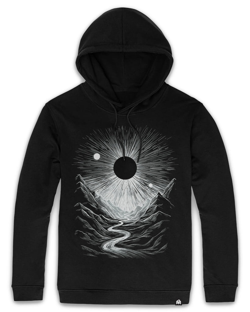 Lunar Canyon Hoodie-Black-Regular-Mock--Model---M