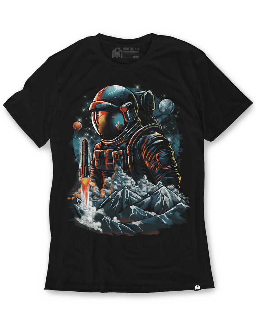 Lunar Liftoff Tee-Black-Regular-Mock--Model---M