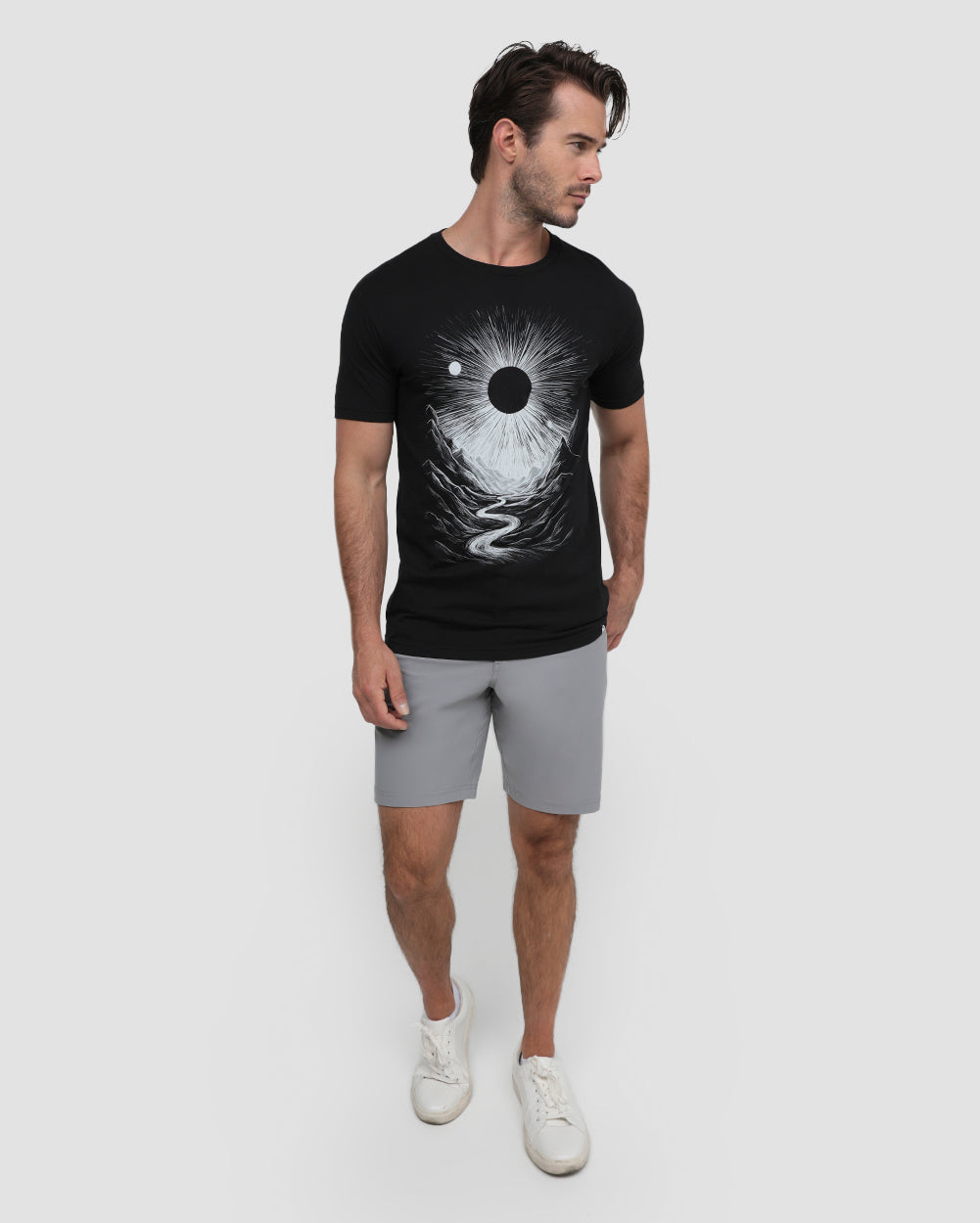 Lunar Canyon Tee-Black-Regular-Full--Model---L