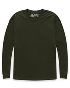 Long Sleeve Tee - Non-Branded-Midnight Olive-Regular-Mock--Model---L