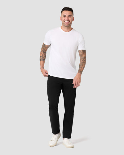 All Day Pants - Straight-Black-33"-Regular-Full--Model