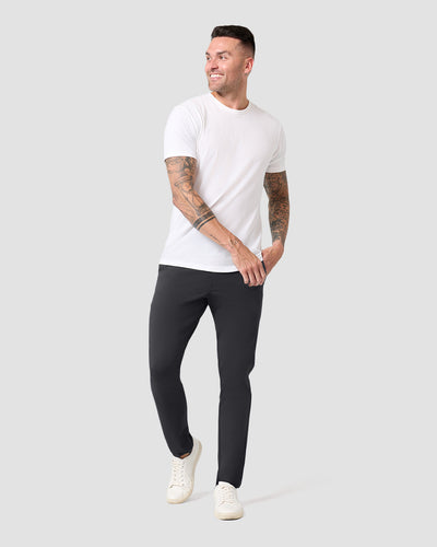 All Day Pants - Straight-Charcoal-33"-Regular-Full--Model