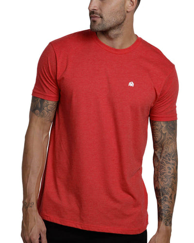 Branded Basic Tee-Red-Front