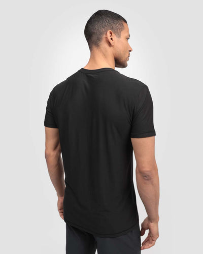 Active Tee-Black-Tall-Regular-Back--Model---L