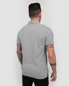 Polo - Tall - Non-Branded-Grey-Regular-Back--Model---L
