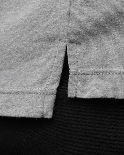 Polo - Tall - Non-Branded-Grey-Regular-Detail--Model---L