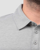 Polo - Tall - Non-Branded-Grey-Regular-Detail--Model---L
