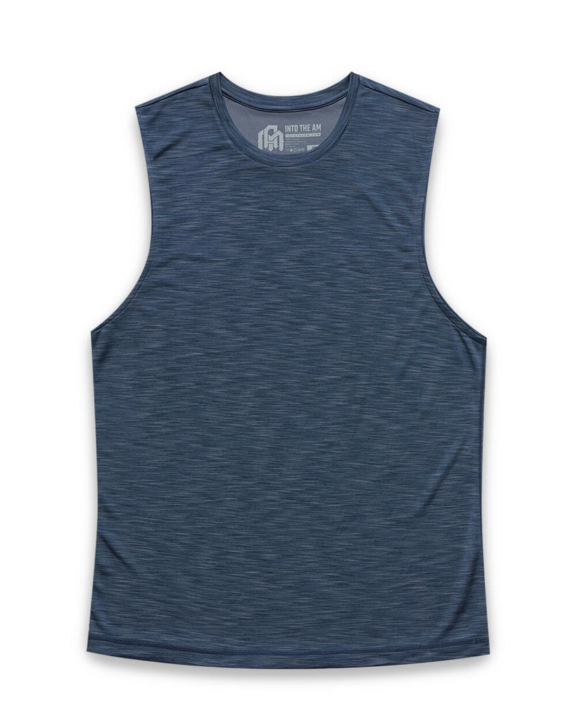 Performance Muscle Tank - Non-Branded-Navy-Regular-Mock--Alex---M