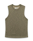 Performance Muscle Tank - Non-Branded-Olive Green-Regular-Mock--Alex---M