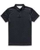 Performance Polo - Non-Branded-Black Dots-Reg-Regular-Mock--Model---L