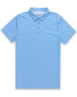 Pursuit Performance Polo-Columbia Blue Cubes-Regular-Mock--Clayton---M