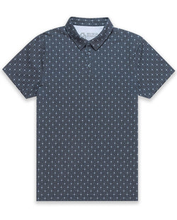 Pursuit Performance Polo-Navy Dots-Regular-Mock--Clayton---M