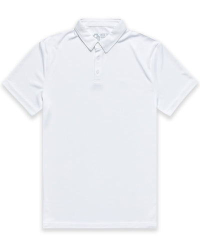 Performance Polo - Non-Branded-White-Reg-Regular-MOck--Model---L