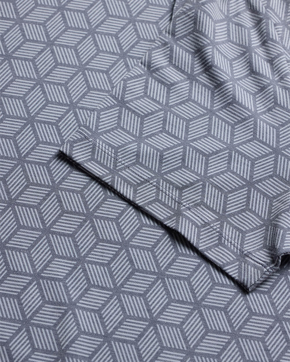 Pursuit Performance Polo-Cube Illusions-Reg-Regular-Detail--Model---L