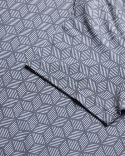 Pursuit Performance Polo-Cube Illusions-Tall-Regular-Detail--Model---L