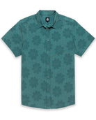 Relaxed Button Up-Green Floral-Regular-Mock--Nico---L
