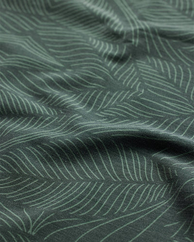 Relaxed Button Up - Non-Branded-Green Leaf-Regular-Detail 2--Alex---M