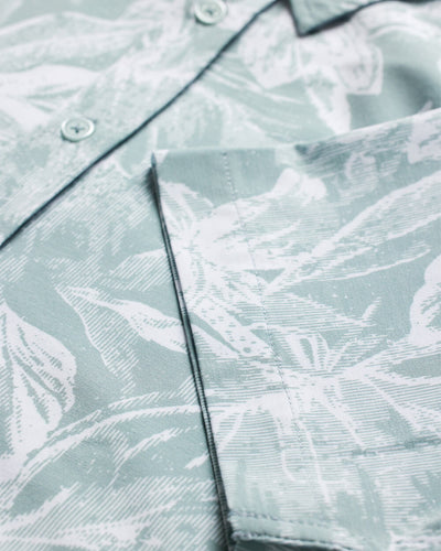 Relaxed Button Up-Slate Green Floral-Regular-Detail--Alex---M