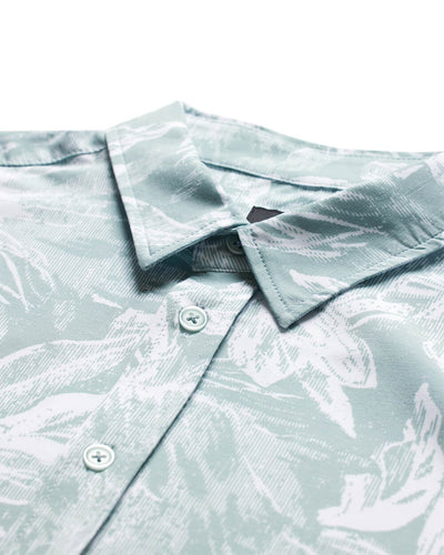 Relaxed Button Up-Slate Green Floral-Regular-Detail3--Alex---M