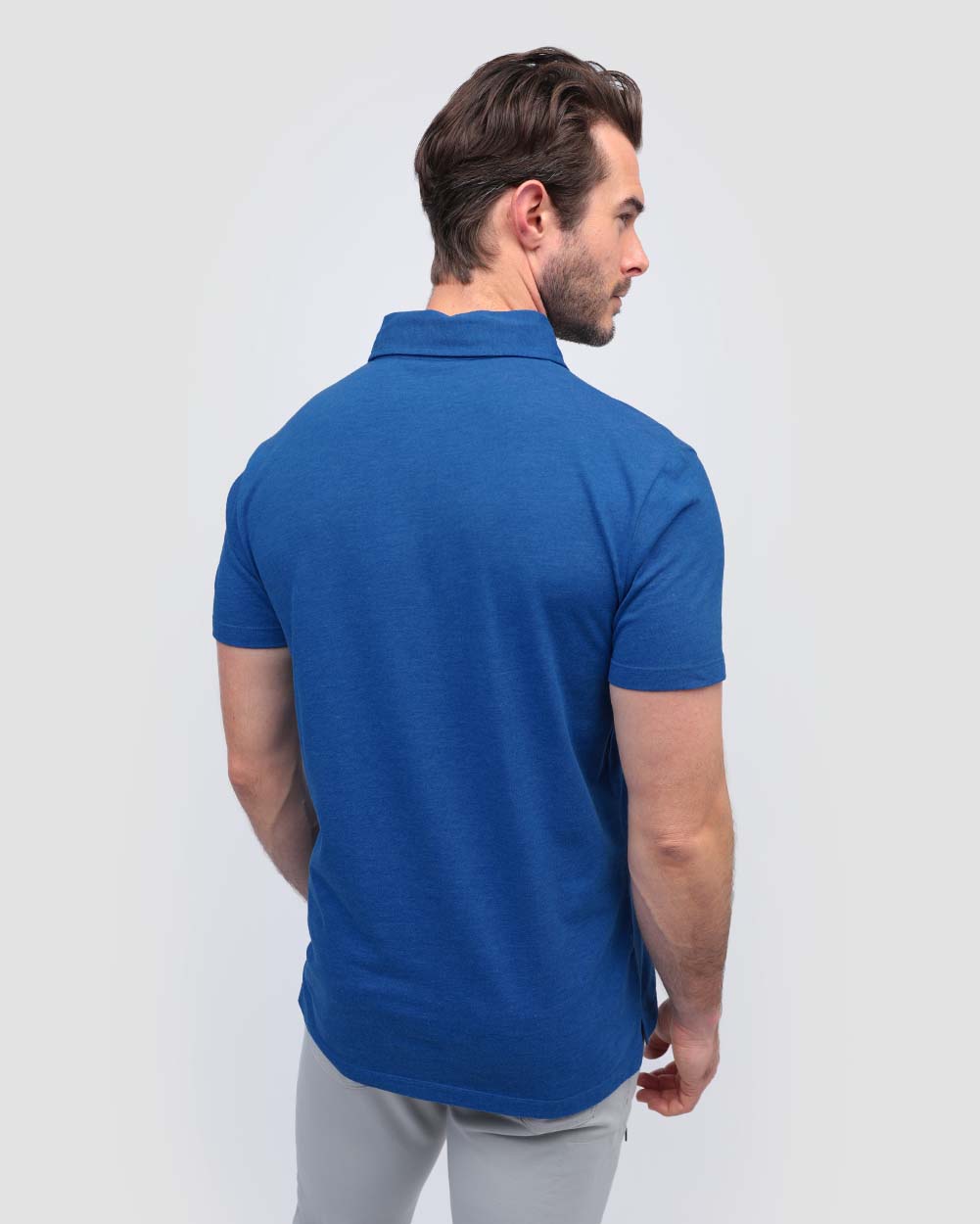 Polo - Branded-Royal Blue-Back--Alex---M-Regular
