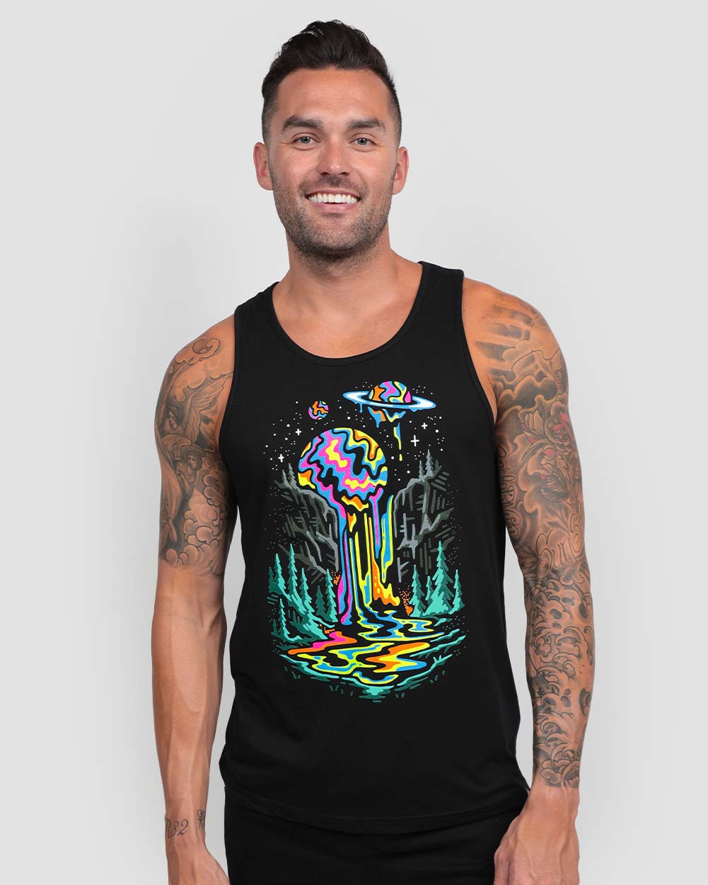 Overflow Tank-Black-Regular-Front--Model---L