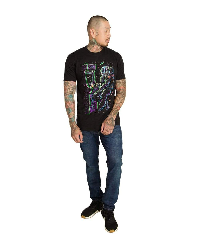 Astro Arcade Glow in the Dark Men's Tee-Full--Georgio---M