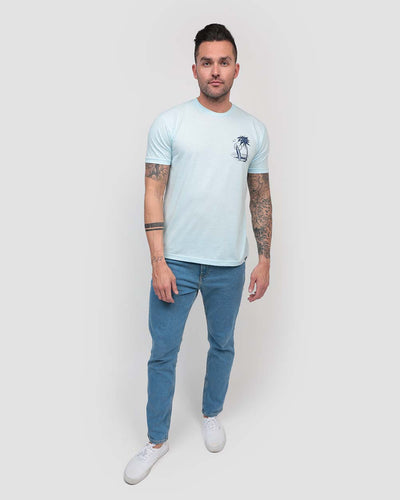 Beach Bungalow Tee-Light Blue-Regular-Full--Model---L