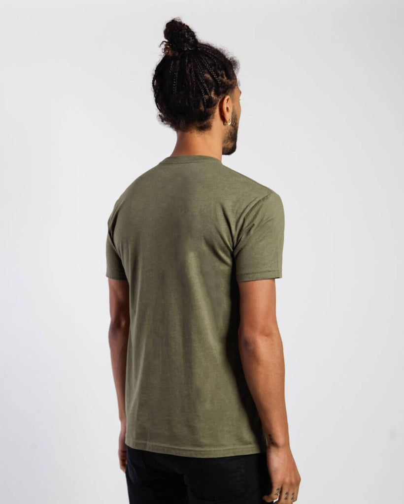 Dreamer Tee-Military Green-Back--Jay---M